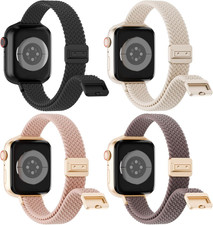 Slim Braided with Magnetic Clasp Compatible with Apple Watch Bands 38Mm 40Mm 41M