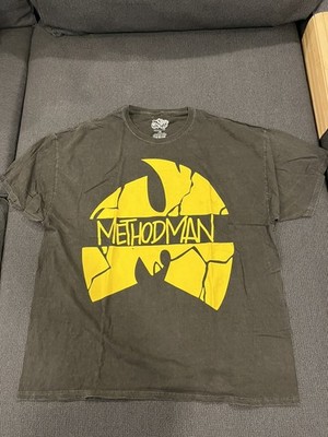 Wu-Tang T-Shirt Method Man Big Logo Hip-Hop 50th Size XL