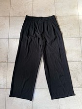 SweatyRocks Women's High Rise Pleated Wide Leg Black Dress Pants Sz M NWT