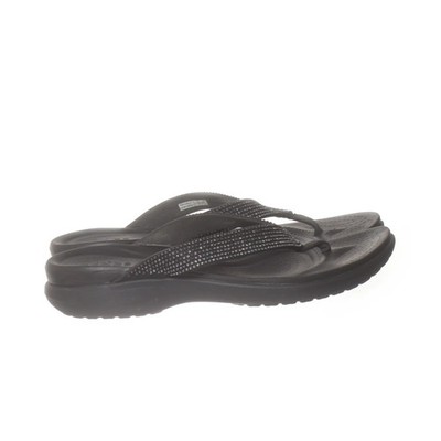 Crocs, Flip Flops, Größe: 43/44, Schwarz, Damen #Ocv