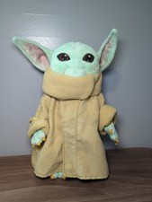 Disney Store Star Wars The Mandalorian Grogu Baby Yoda Plush 12" Stuffed Toy
