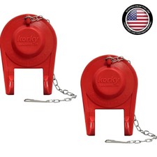 2-Pack Ultra High Performance 2-Inch Toilet Flapper - Made in USA for Efficiency