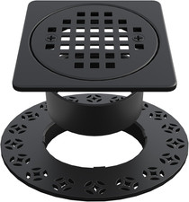 4 Inch Drain Grate Kit, Compatible with Schluter Kerdi Drain Flange, Square Show
