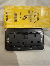 Vimar Eikon 20224. AC Type A C USB Power Socket