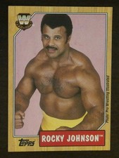 2007 Topps WWE Heritage III Rocky Johnson #83