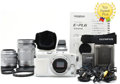 Read 2 Lens [N MINT] Olympus PEN Lite E-PL6 Digital Camera 14-42 40-150 JAPAN