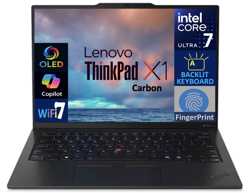 Lenovo ThinkPad X1 Carbon Gen 13 14" OLED Intel Ultra 7-268V 32GB 2TB SSD W11P