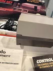 NES Action Set Console Nintendo Completo CIB Testato Super Mario Bros Duck Hunt