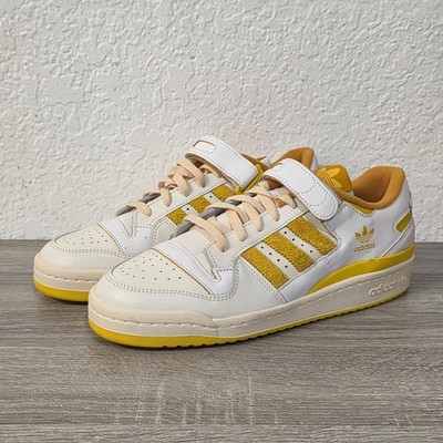 Adidas Forum84 Low Men Mustard/Beige Sneakers GX4537 Size 9.5(Fit 10.5) Oversize
