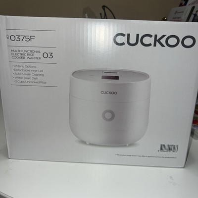 CUCKOO Rice Cooker 6 Cup Uncooked Mucin 13 Menu Options-New