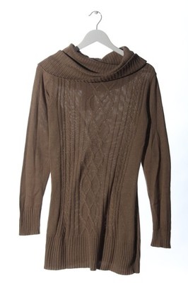 VIVIEN CARON Rollkragenpullover Damen Pullover Gr. DE 36 braun Casual-Look