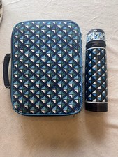 Tory Burch Geometric Blue Lunch Bag & Vacuum ...
