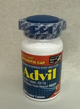 Advil Ibuprofen Pain Reliever/Fever Reducer 200 mg Coated Tablets 200 ea