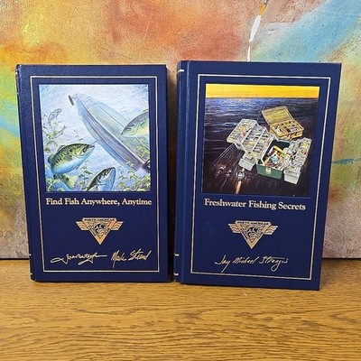 Find Fish Anywhere Anytime & Freshwater Fishing Secrets NAFC Hardcover Set 2