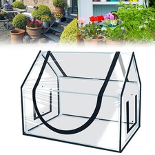 Abri Plante Balcon Facile à Assembler avec Fonctionnalités d'Isolation Efficac