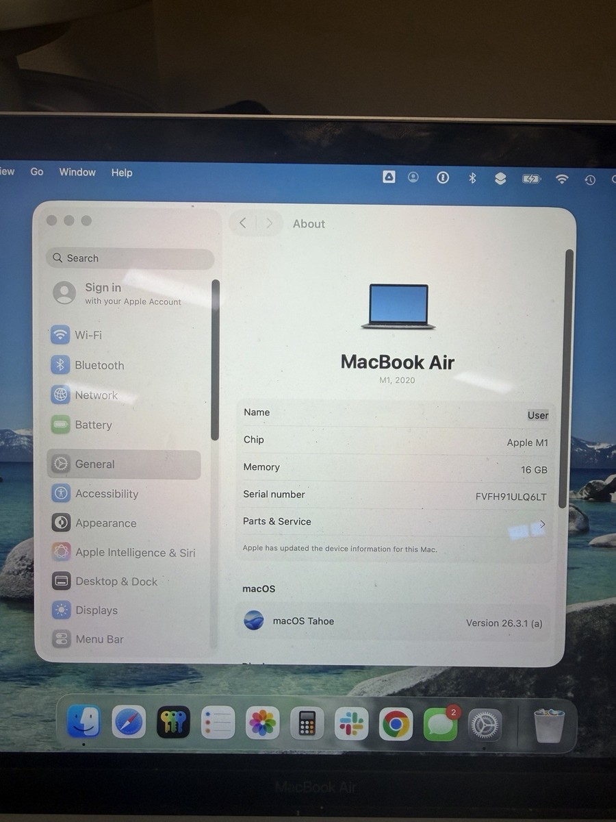 M1 Apple MacBook Air 13