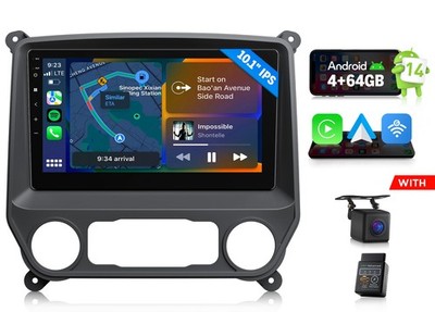 For Chevy Silverado GMC Sierra 2014-2018 Android14 GPS Car Stereo CarPlay GMSX7A