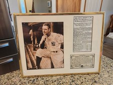 Lou Gehrig Cards, Rookie Cards, and Memorabilia Guide 22