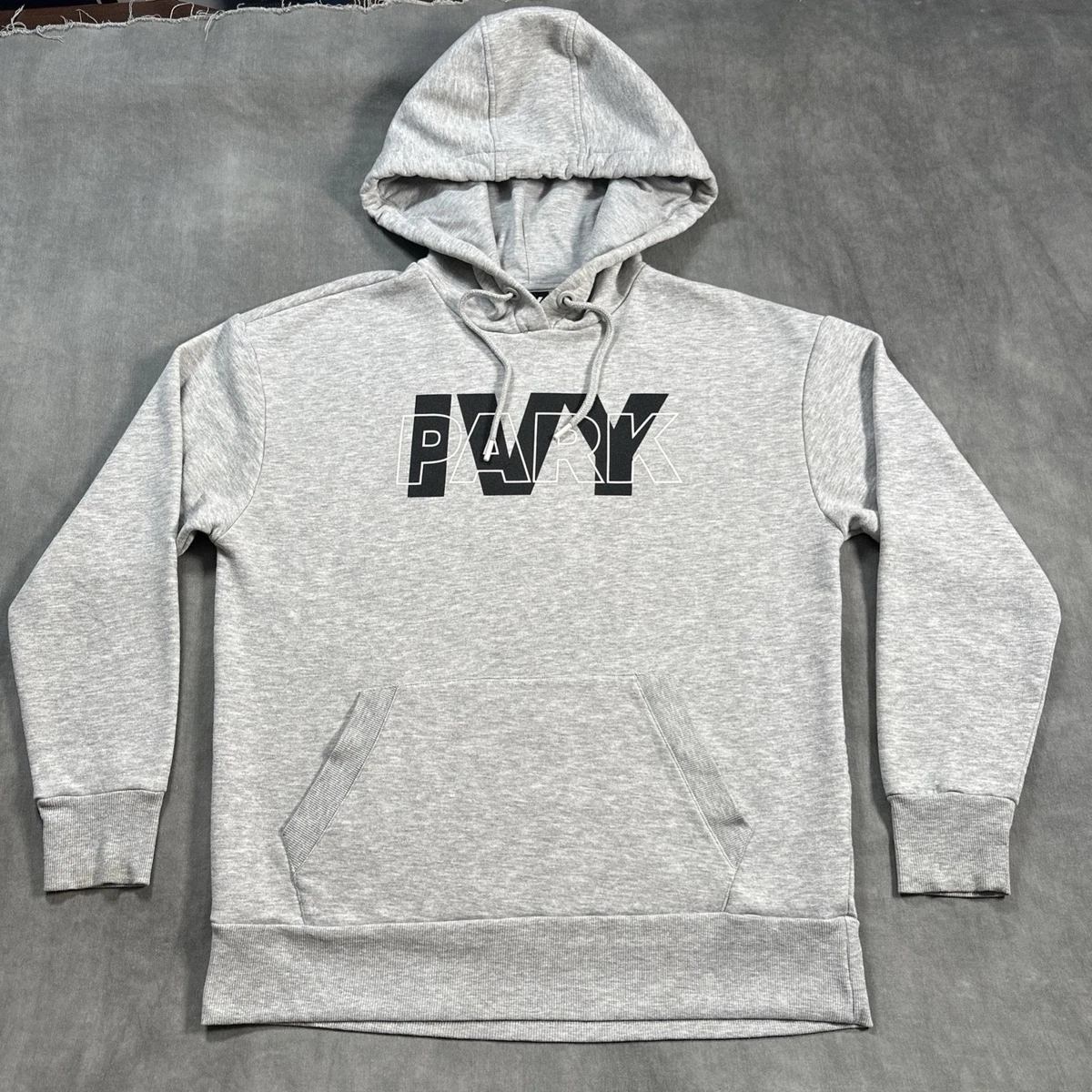 Sweat à Capuche Ivy Park Femme, Vert, Taille L, Coton, Motif Graphique