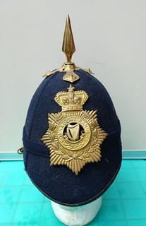Connaught Rangers Victorian Blue Cloth Helmet Other Ranks