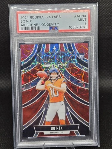 2024 Panini Rookies & Stars - Airborne Bo Nix #A-BNX Longevity (RC)