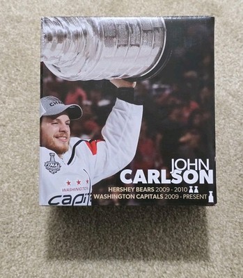 Brand New John Carlson Dual Bobblehead, Washington Capitals Hershey Bears SGA
