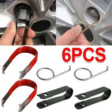 6Pcs Car Wheel Bolt Cap Cover Remover Car Tyre Nut Centre Cover Cap Puller Tool