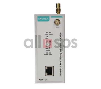 MOXA 802.11A/B/G WIRELESS CLIENT - AWK-1121 (USED)