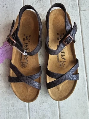 Papillio by Birkenstock Alyssa LEDER Sandalen 38 39 schmal nemo brown braun NEU