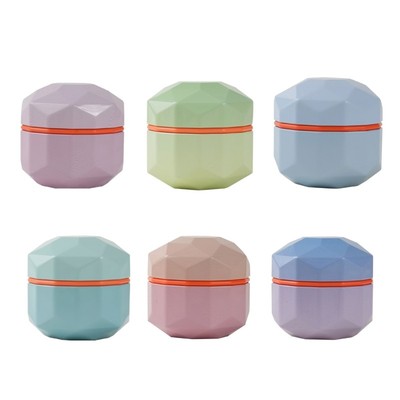 Decorative Storage Container Round Candy Storage Small Tea Canister Portable