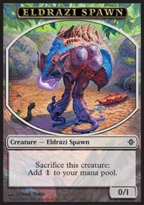 MRM FR/VF 2x Token - Eldrazi und Engeance Token V2-Eldrazi Spawn V2 0/1 MTG ROE