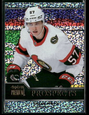 2021-22 Metal Universe #PP-28 Shane Pinto Ott Sens Premium Prospects Sapphire