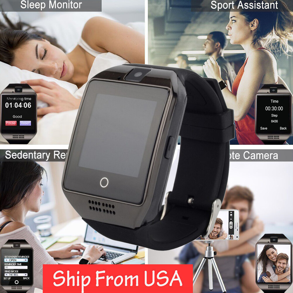 Unlocked Smart Watch Remote Camera Music Player Bluetooth Smartwatch for  Android