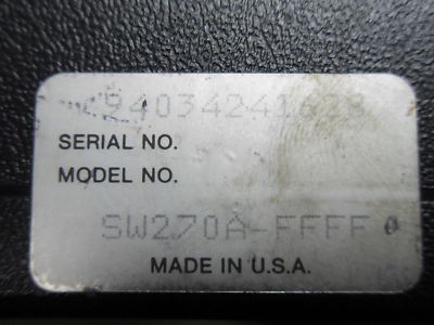 1  BLACK BOX SW270A-FFFF X SWITCH