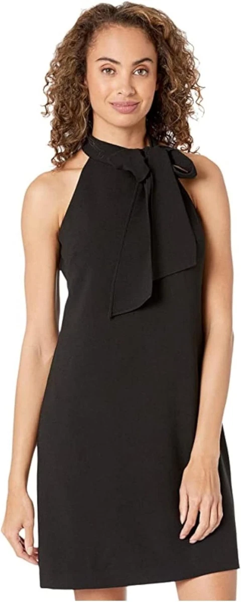 Vince camuto halter bow shift cheap dress