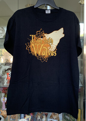 Hot Topic Anvil Twilight New Moon Tee Men s L I Run With Wolves Black Orange