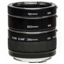 Kenko Auto Extension Tube Set DG for Canon EOS Lenses 12mm, 20mm and 36mm