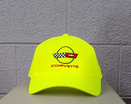 Corvette C4 Sports Car Adjustable Ball Cap Hat Chevy Chevrolet New - Picture 10 of 70