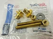 NEW Set Fast 53990 XT Closet Bolt 5/16" x 3" Long Solid Brass Self Adjusting