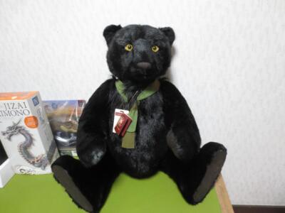 Charlie Bears Teddy Bear Black Panther Shadow Big Plush Animal