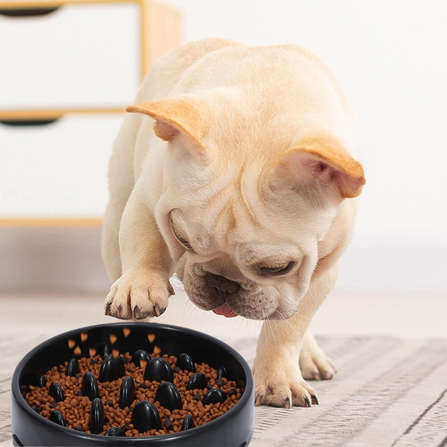 DARENYI Slow Feeder Dog Bowl Large Slow Eating Dog Bowl Non slip Large