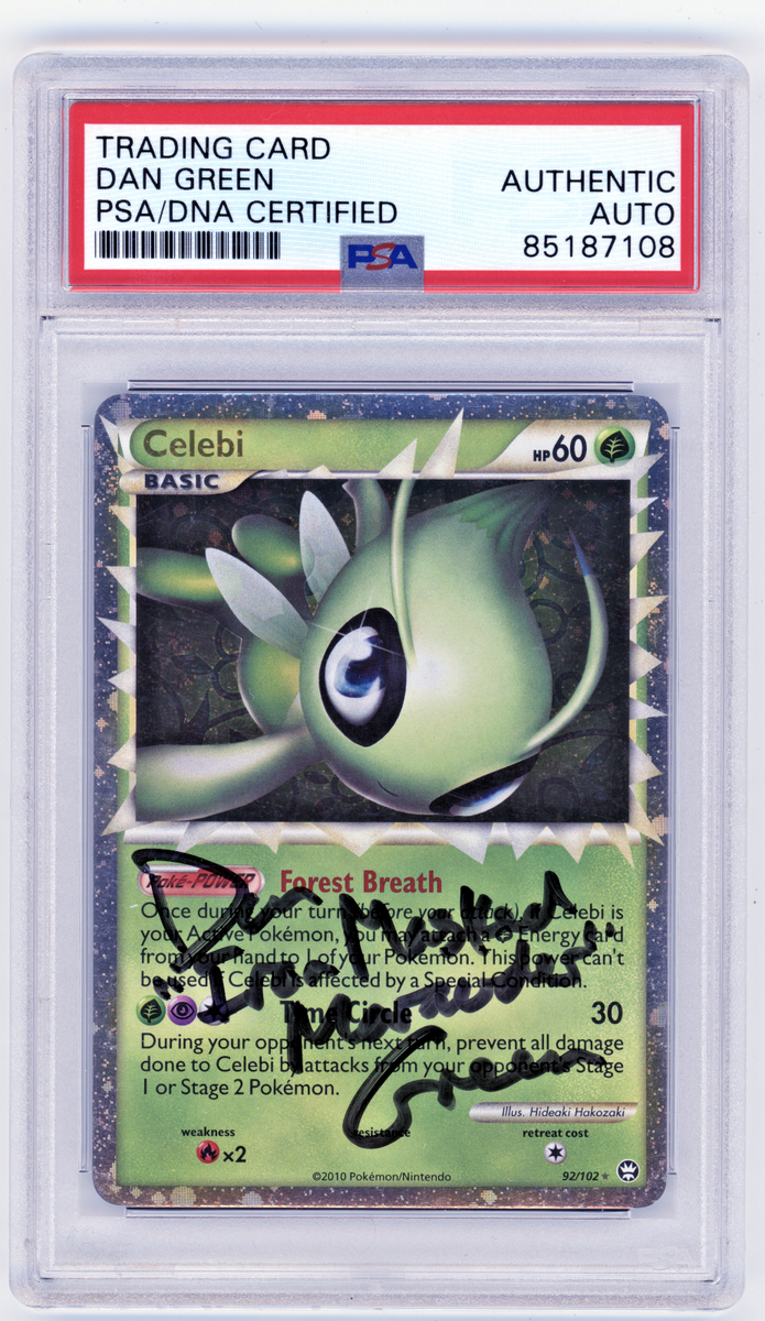 PSA Signed Dan Green Celebi Prime Triumphant 92/102 Holo Rare | eBay