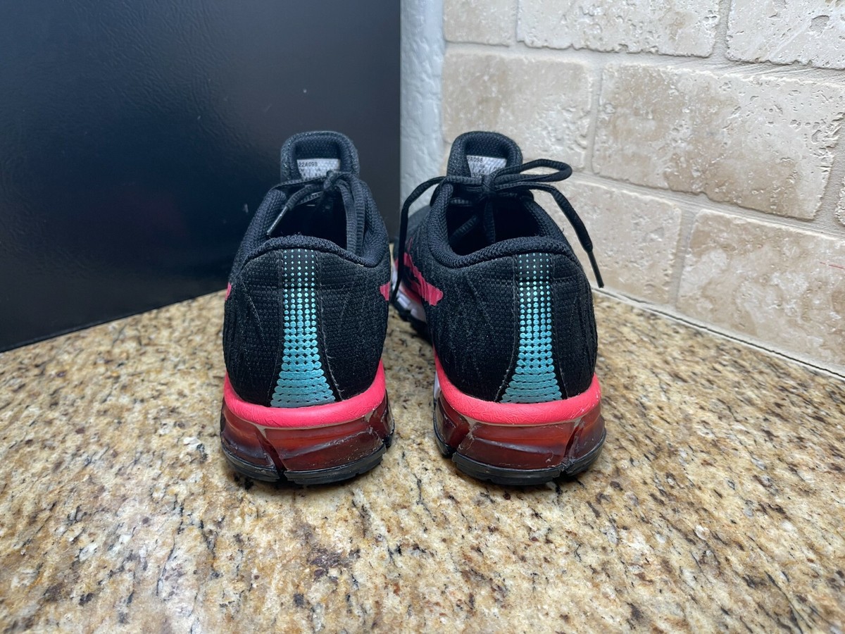 Asics Shoes Sz 10 Running Gel Quantum 180 4 1022A098 Pink Black Lace Up ASICS Gel-Quantum 180 4 Chaussures de Course pour Femme  main image 3