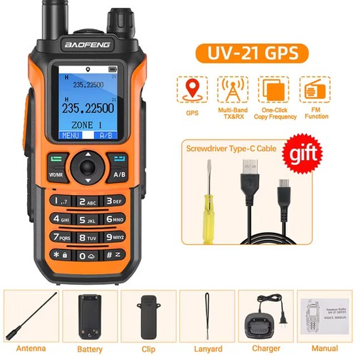 Baofeng UV 21 Pro Wireless Copy Frequency Walkie Talkie Long Range Waterproof Fl - Picture 9 of 9