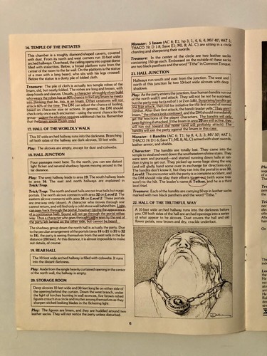 TSR6064 RPGA1 Rahasia Dungeons & Dragons Adventure Module - Picture 10 of 13