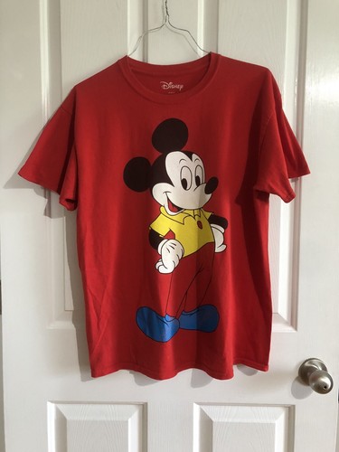 Red Mickey Mouse Disney shirt T-shirt T 