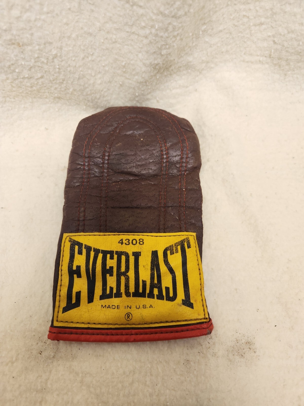 Vintage EVERLAST 4308 Leather Weighted Speed Bag Training Boxing Glove