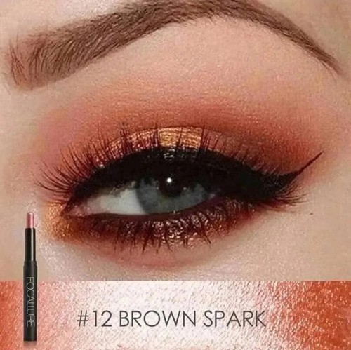 Focallure, Lidschattenstift, #12 Brown Spark & #17 Chocolate Neu im Karton