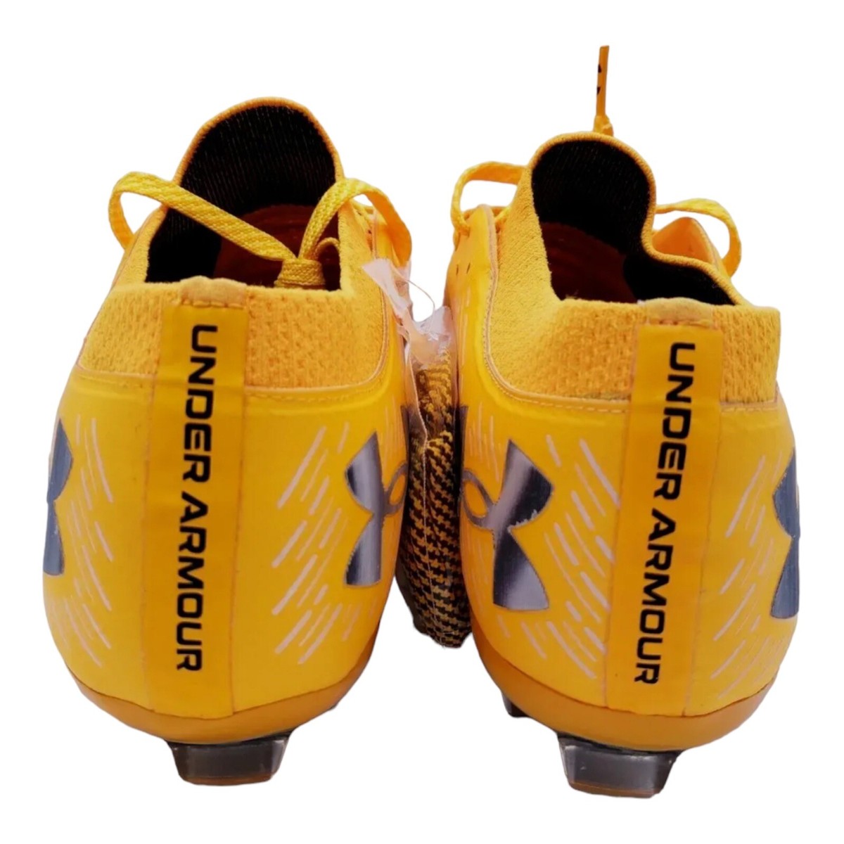 Under Armour Shadow Pro FG 3025643-001 Mens 10 Cleats Black Orange Shock Soccer Men main image 2