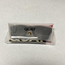 Quay Australia Makin Moves Sunglasses Black Smoke Polarized Unisex New